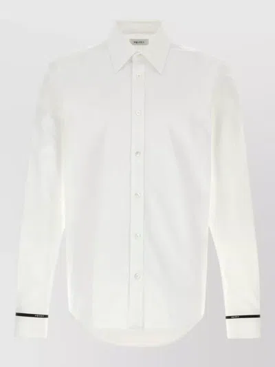 Alexander Mcqueen Cotton Button-down Shirt In White