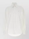Alexander Mcqueen Poplin Shirt With Button Cuffs And Collar