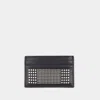 Alexander Mcqueen Card Holder -  - Nylon - Black In Black