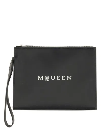 Alexander Mcqueen Pouch With Logo