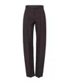 Alexander Mcqueen Pressed-crease Tailored Trousers In Black