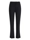 Alexander Mcqueen Pressed-crease Trousers In Black
