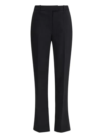 ALEXANDER MCQUEEN PRESSED-CREASE TROUSERS