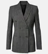 Alexander Mcqueen Prince Of Wales Check Wool Blazer In Gray