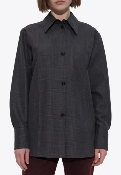 Alexander Mcqueen Prince Of Wales Long-sleeved Shirt