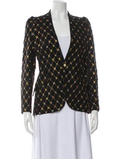Pre-owned Alexander Mcqueen Printed Blazer In Multi