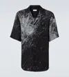 Alexander Mcqueen Smashed Screen Print Shirt In Black