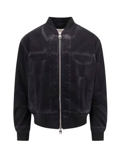 ALEXANDER MCQUEEN PRINTED COTTON BOMBER