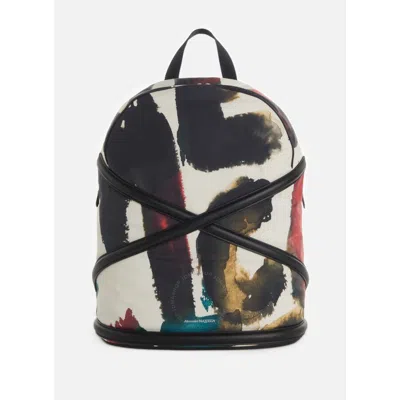 Alexander Mcqueen Printed Effect Multicolored Nylon Backpack