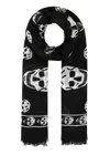 Alexander Mcqueen Alexander Mc Queen "skull Biker" Scarf