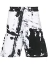 Alexander Mcqueen All Over Print Bermuda Shorts