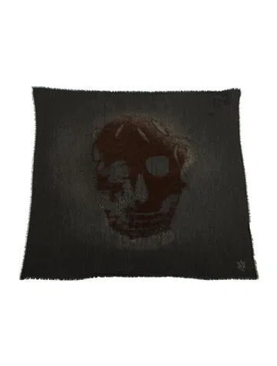 Pre-owned Alexander Mcqueen Printed Scarf In Green
