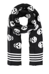 Alexander Mcqueen Alexander Mc Queen "skull Biker" Scarf