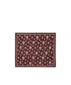 Alexander Mcqueen Silk Skull Print Scarf In Burgundy