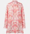 Alexander Mcqueen Printed Silk Shirt