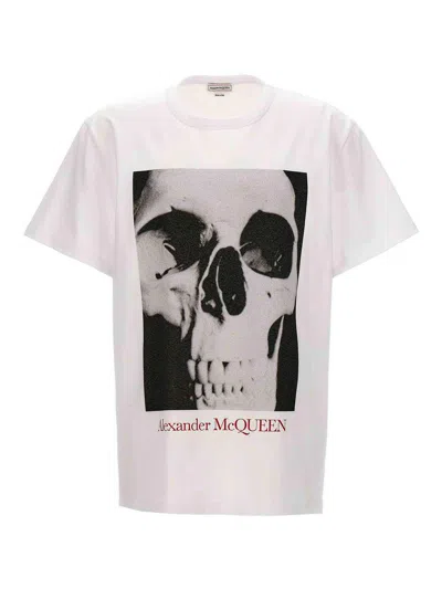 Alexander Mcqueen Alexander Mc Queen Skull Print T Shirt In White