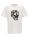 Alexander Mcqueen Mcqueen Men Printed T-shirt In White