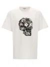 Alexander Mcqueen Mcqueen Men Printed T-shirt In White