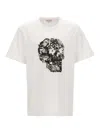 Alexander Mcqueen Mcqueen Men Printed T-shirt In White