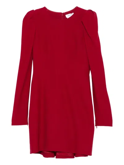 Alexander Mcqueen Puff-sleeve Fitted Dress In White