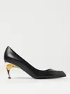 Alexander Mcqueen Armadillo Leather Pumps Women In Animal Print