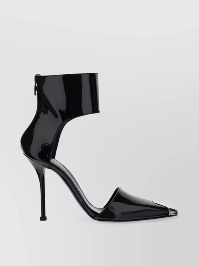 ALEXANDER MCQUEEN PUNK 105MM METALLIC TOE PUMPS