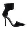 Alexander Mcqueen Punk Patent Pump In Black