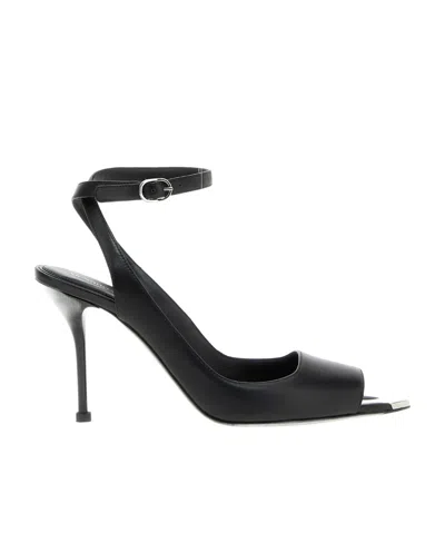 ALEXANDER MCQUEEN ALEXANDER MCQUEEN PUNK ANKLE STRAP POINTED-TOE SANDALS