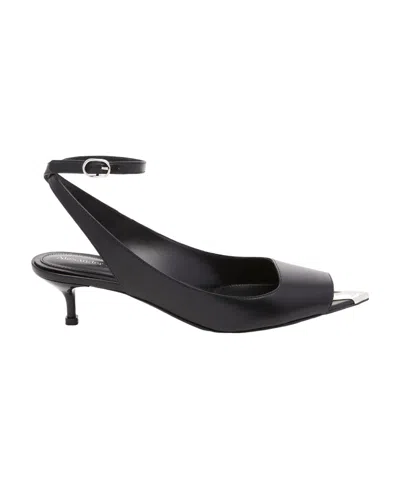 ALEXANDER MCQUEEN ALEXANDER MCQUEEN PUNK POINTED-TOE SANDALS
