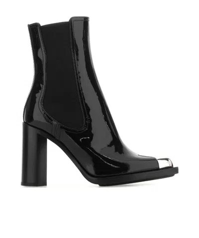 ALEXANDER MCQUEEN ALEXANDER MCQUEEN BLOCK HEELED ANKLE BOOTS