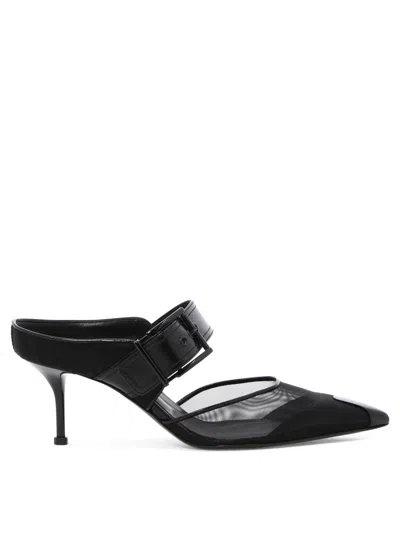 Alexander Mcqueen Punk Heeled Shoes Black