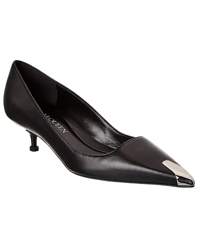 ALEXANDER MCQUEEN ALEXANDER MCQUEEN PUNK LEATHER PUMP