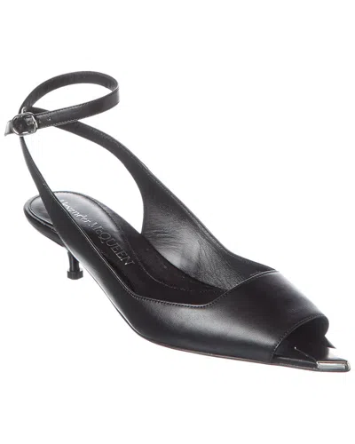 ALEXANDER MCQUEEN ALEXANDER MCQUEEN PUNK LEATHER SANDAL