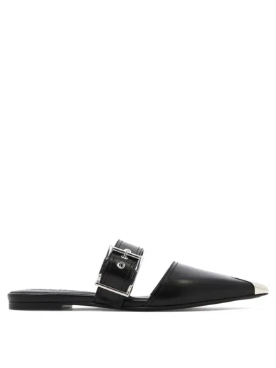Alexander Mcqueen "punk" Mule In Black