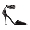 Alexander Mcqueen Punk Pumps In Black