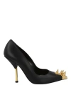 Alexander Mcqueen Woman Pumps Black Size 8 Leather In Black