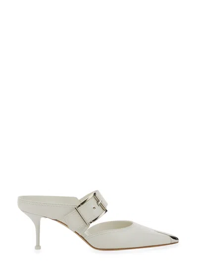Alexander Mcqueen Heeled Shoes In White