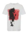 Alexander Mcqueen Punk Skull Oversized T-shirt In White