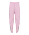 Alexander Mcqueen Punk Zip-detail Slim Trousers In Pink