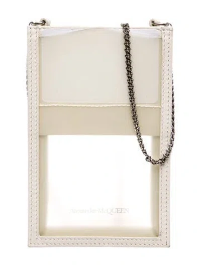 Pre-owned Alexander Mcqueen Pvc Clutch In Neutral
