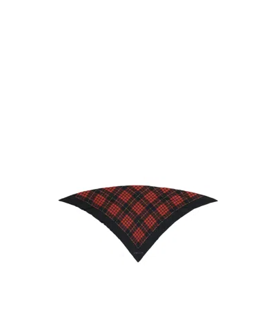 ALEXANDER MCQUEEN ALEXANDER MCQUEEN QUILTED TARTAN SCARF