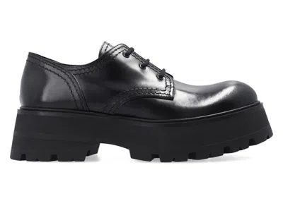 Pre-owned Alexander Mcqueen Rave Oxfords (women's) Sneakers In Black