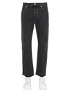 Alexander Mcqueen Carpenter Denim Trousers In Black