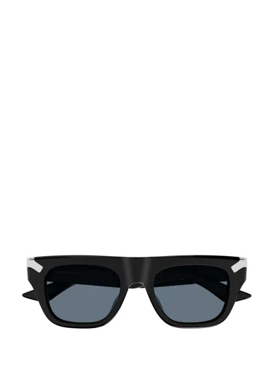 Alexander Mcqueen Rectangle Frame Sunglasses Sunglasses In Black