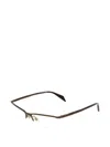 Alexander Mcqueen Rectangle-frame Glasses In Green