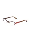 Alexander Mcqueen Rectangle-frame Glasses In Green