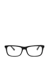 Alexander Mcqueen Rectangle-frame Glasses In Black