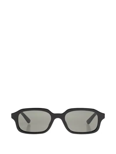 Alexander Mcqueen Rectangle-frame Sunglasses In Black
