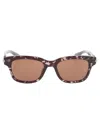 Alexander Mcqueen Rectangular Frame Sunglasses In Neutrals