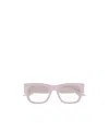 Alexander Mcqueen Rectangular Flat Mirror In Pink